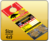 Door Hangers - 4 x 9